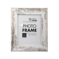 Picture Frame, Rustic White Stressed, 20 x 25cm
